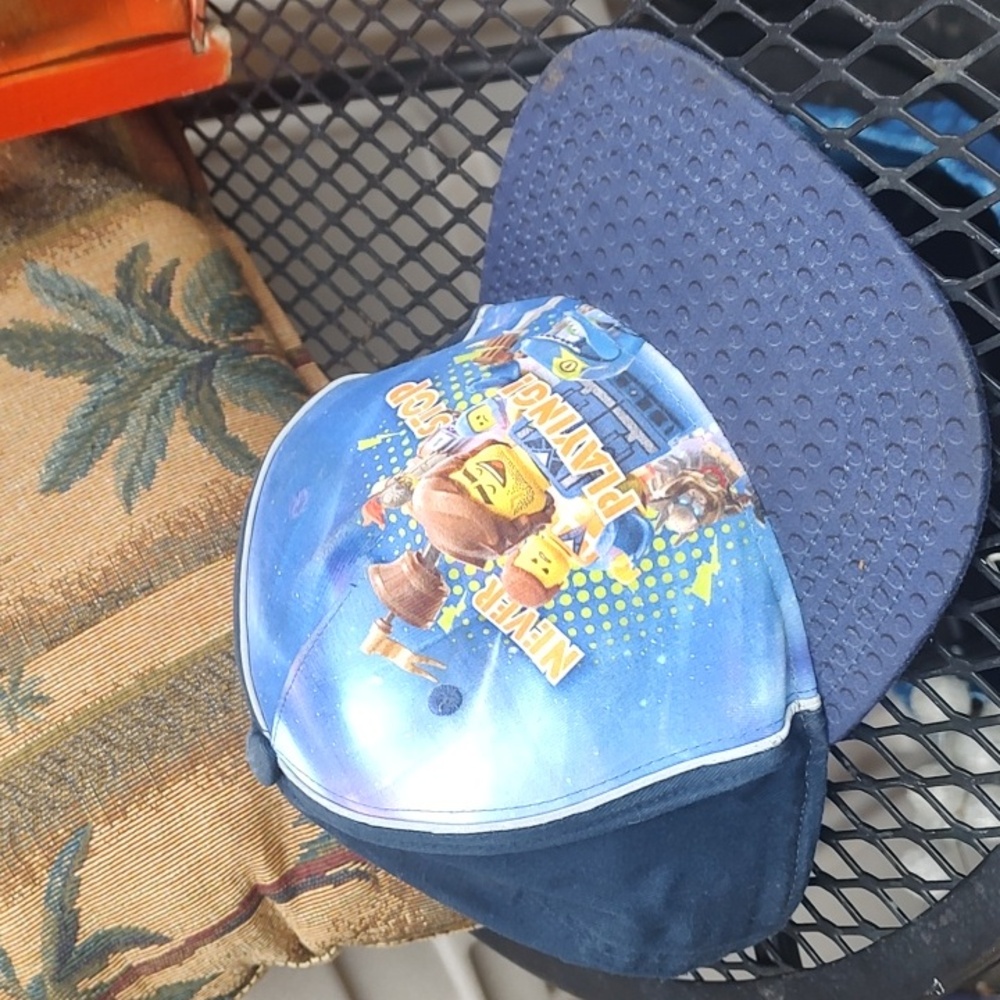 Lego Kids Hat - Blue with Colorful Characters - Picture 7 of 9